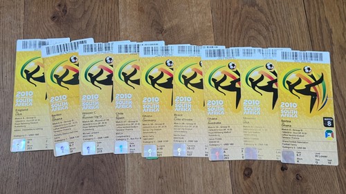 Ticket collection world cup - 9,