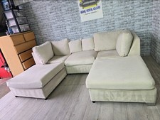 Large U-Shape Cream Sofa - DELIVERY AVAILABLE!