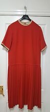 Ladies Beautiful Windsmoor Red Vintage Dropped Waist Shift Dress Size 14