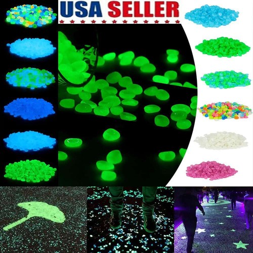 Glow the dark pebbles - in,