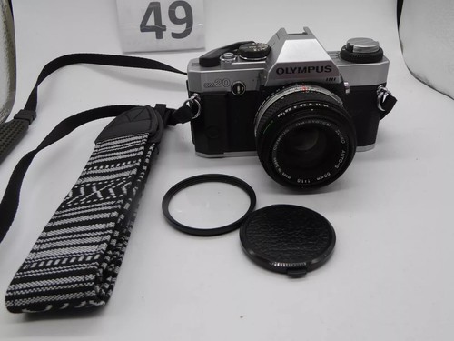 Olympus om20 film camera - film, 50mm