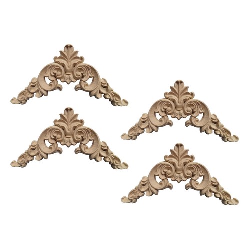 4pcs unpainted wooden - 4pcs,