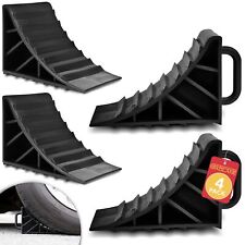 GADLANE Wheel Chocks Caravan Tyre Saver Brake Stoppers Ridged Motorhome Car 4x