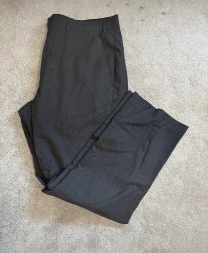 Men grey tailored straight - tailored,