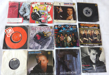 Lot: 15 X 7"  AOR Vinyl - FOREIGNER/MEAT LOAF/EUROPE/BON-JOVI/B ADAMS