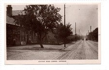 STATION ROAD CORNER, GIFFNOCK: Glasgow postcard (C94176)