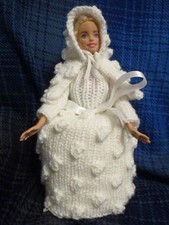 HAND KNITTED WINTER DOLL