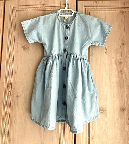 Next girls light blue denim - blue,