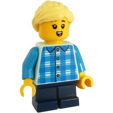 LEGO Girl Child with Plaid Top