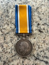 WW1 British War Medal 143277 Gunner William H Carroll - Royal Garrison Artillery