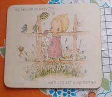 Vintage Betsey Clark Table Mats  Clover Leaf Cork Placemats 