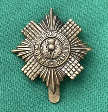WW1, The Scots Guards Cap Star 100% Genuine British Army Military Cap Badge