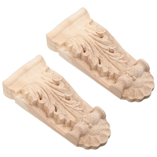2pcs wood corbels - wood, decorative