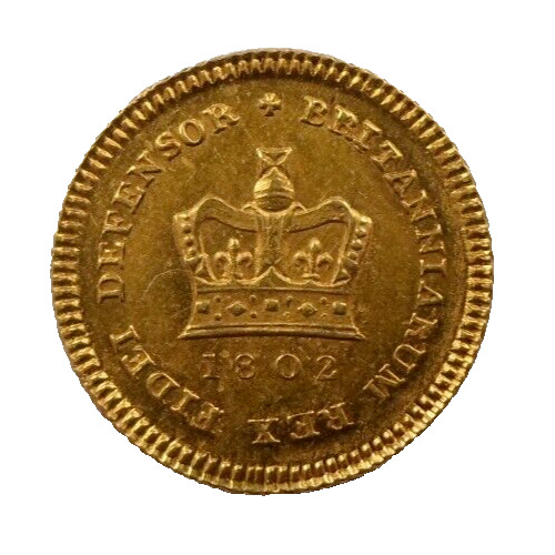 George iii 1802 gold - george,