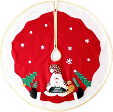 Christmas tree skirt - christmas,