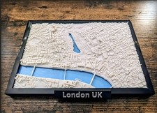 London UK 3D Printed Map