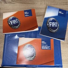Fiat Panda 2nd Gen / 169 Owners Handbook Pack, Blue Plastic Wallet