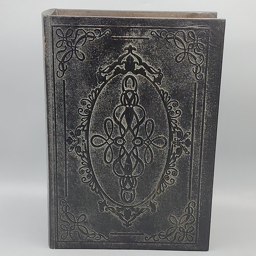 Hidden book safe black wooden - hidden,