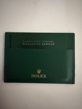 Rolex Guarantee Manual