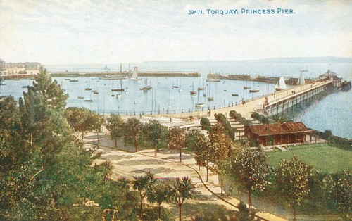 Torquay postcard c1920s - torquay,