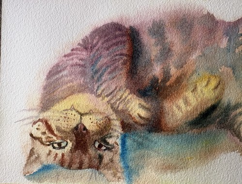 Original watercolor painting