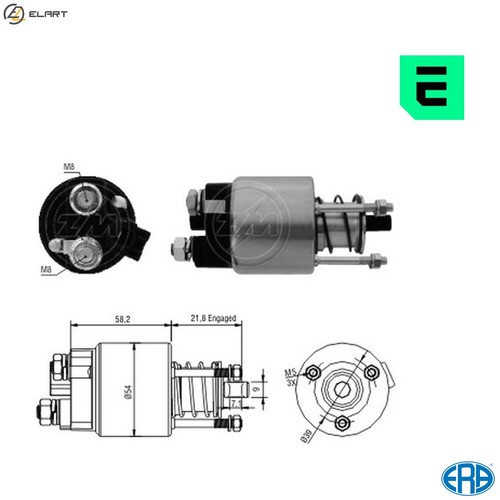 Solenoid switch starter zm397 - switch,