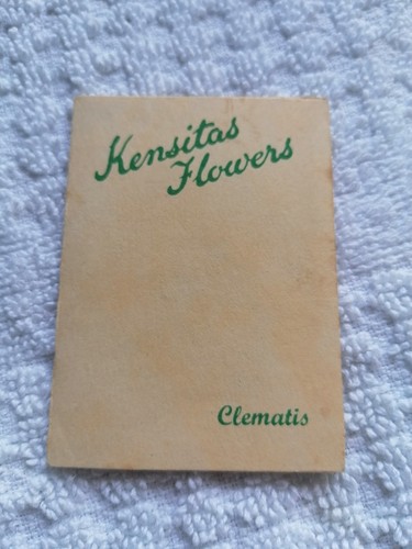 Kensitas silk flowers 1930s - -,