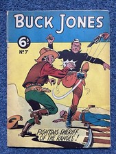 Cowboy Picture Library Comic No. 7 Buck Jones RARE AUSTRALIAN
