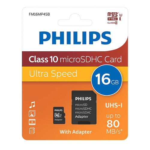 New philips 16gb micro - philips,