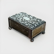 Solid Silver Match Box Holder