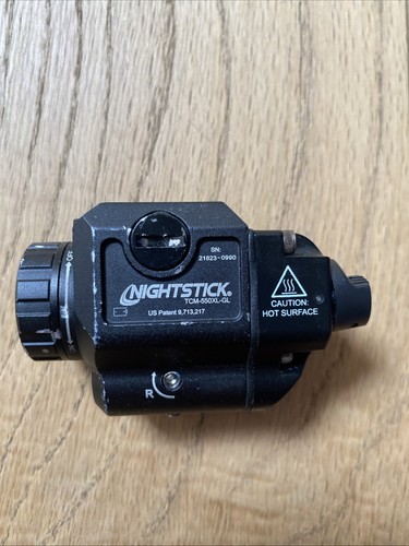 Rail mounted torch with - rail, green