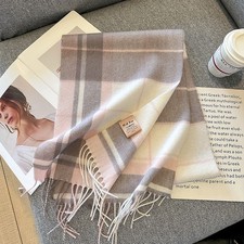 Wool Scarf Check Tartan 100%