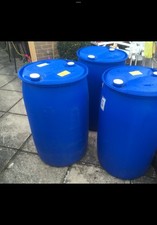 Blue Plastic 210 Litre Barrels £15 Each