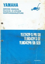 YAMAHA YLE242P/S/PR/SR & YLM342P/S/SE/PR/SR/SER ROTARY MOWER 1991 SERVICE MANUAL