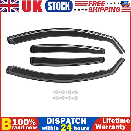 4pc tinted wind deflectors - tinted,