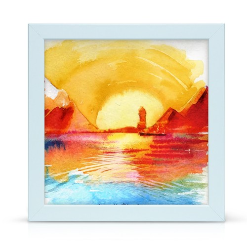 Square picture frame - picture, photo