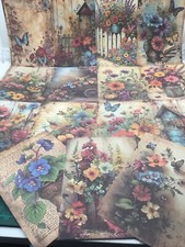 30 sheets vintage style