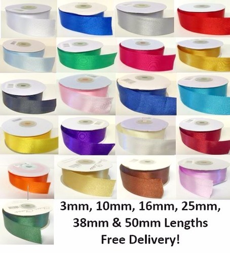 Double faced satin ribbon high - double,