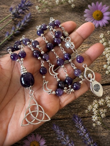 Celtic magick witch necklace - celtic,