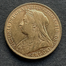 1898 QUEEN VICTORIA VEILED