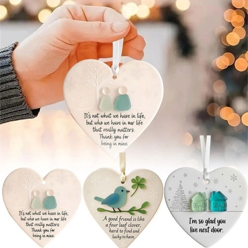 Handmade sea glass friendship - glass,