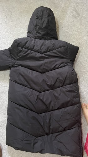 George girls black hooded long - george,