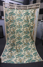 Vintage New Tropical Flora & Fauna Union Linen Fabric - Monkwell - W 57" L 89"