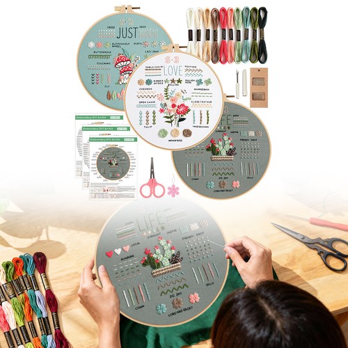 Set diy cross stitch starter - 3,