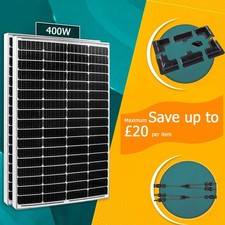 400W 12V Mono Solar Panel Caravan Kit Campervan  Mounting Brackets Set of Set