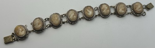 Vintage shell cameo hand - cameo,