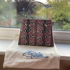 Vintage Renata Mock Snakeskin Bag with Dust Bag Excellent Condition Free Postage