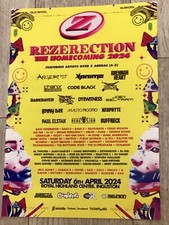 REZERECTION 2024 Edinburgh -Gig poster - ANGERFIST,CHARLEY LOWNOISE, DYEWITNESS.