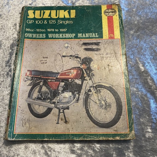 Suzuki gp100 gp125 singles 78 - suzuki,