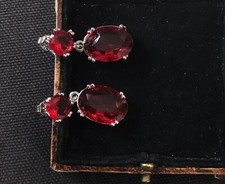 Vintage Art Style Red Crystal